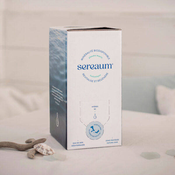 Plasma marin Sereaum, filtré selon le protocole de Quinton
